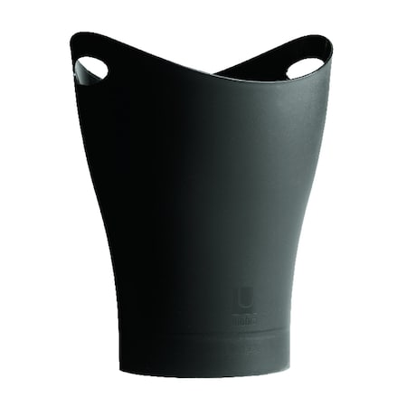 Umbra Umbra Garbino 2.25 gal Black Plastic Contemporary Wastebasket 082855-040